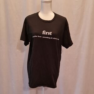 Texad State Universiry Black Graffic T-Shirt, GUC, Sz L, Unisex